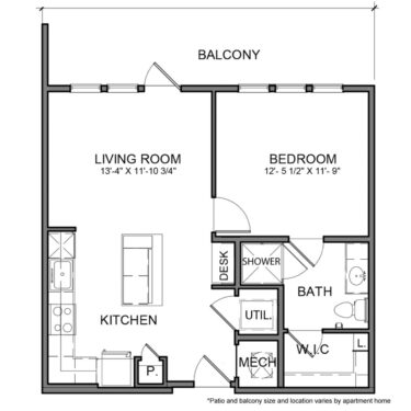 Rendering of the BE.A2 floor plan