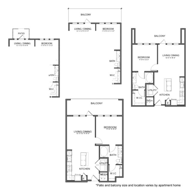 Rendering of the BE.A5 floor plan