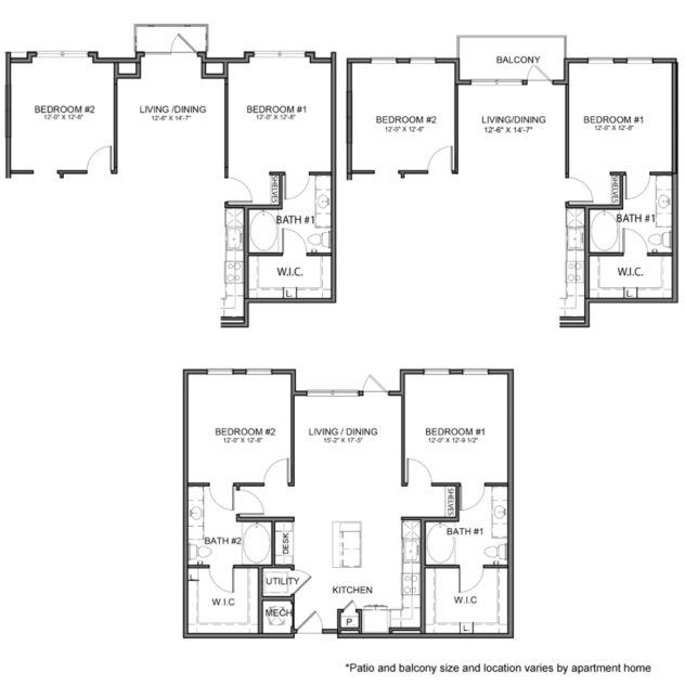 Rendering of the BE.B3 floor plan